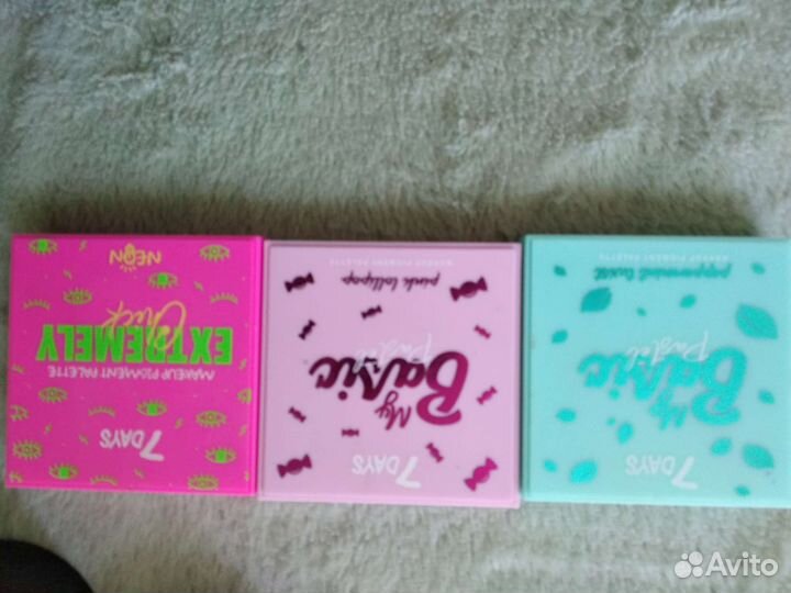 Тени для век, румяна Pupa Avon 7days