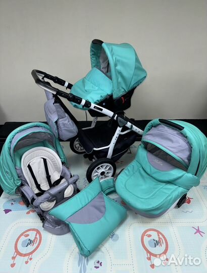 Коляска трансформер luxmom 3 в 1