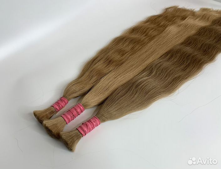 Славянские волосы для наращивания, волна, рассрочк