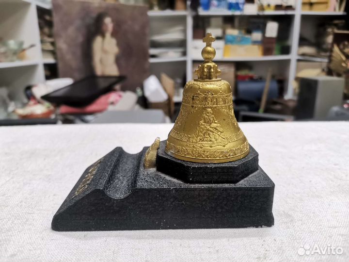 Чернильница Царь-колокол Москва Силумин СССР (Ч)