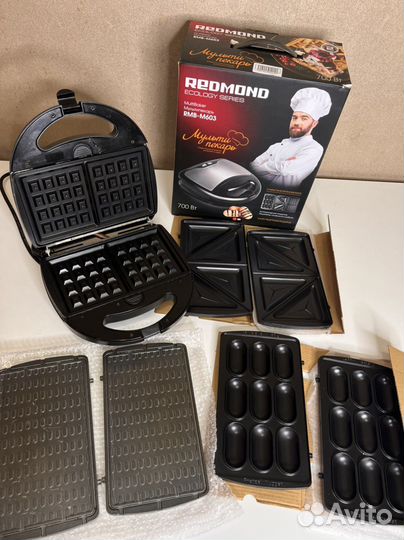 Вафельница мультипекарь redmond M603