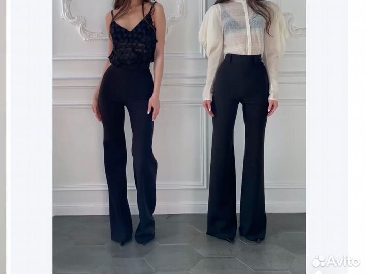 Брюки клеш новые на высокий рост