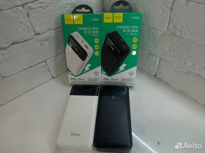 Внешний аккумулятор (Power Bank) Hoco J102A Cool 2
