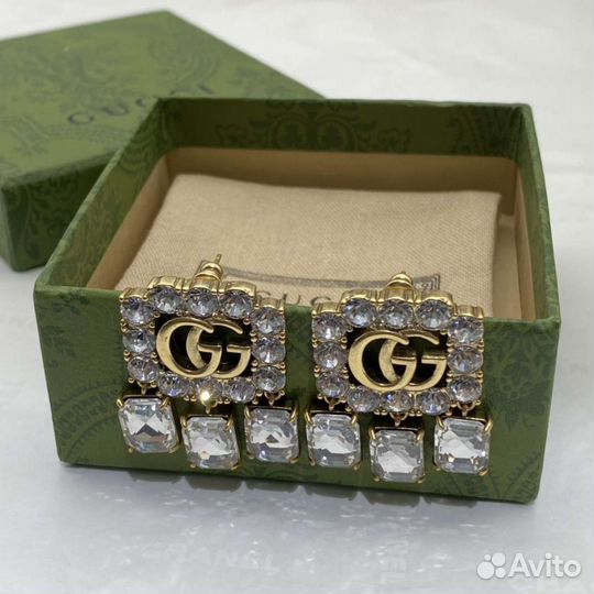 Серьги gucci