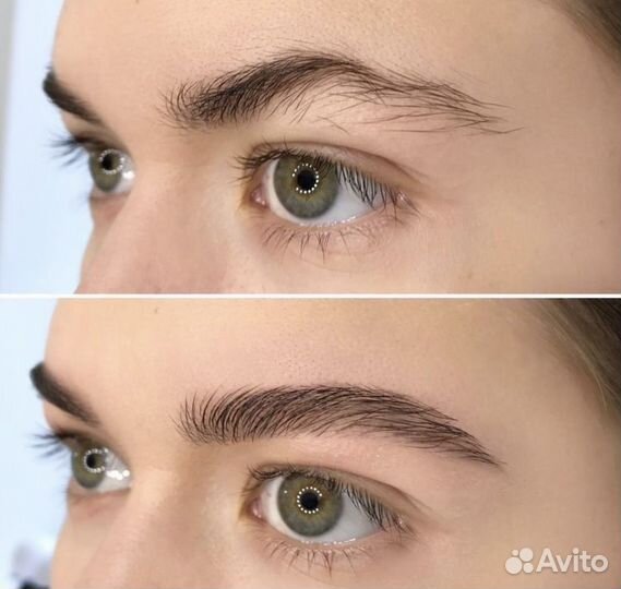 Коррекция и окрашивание бровей