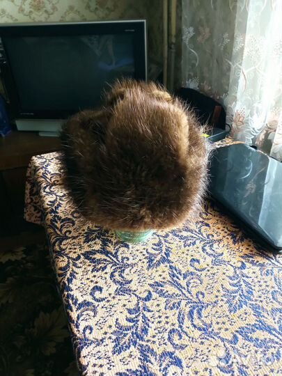 Шапка из бобра мужская