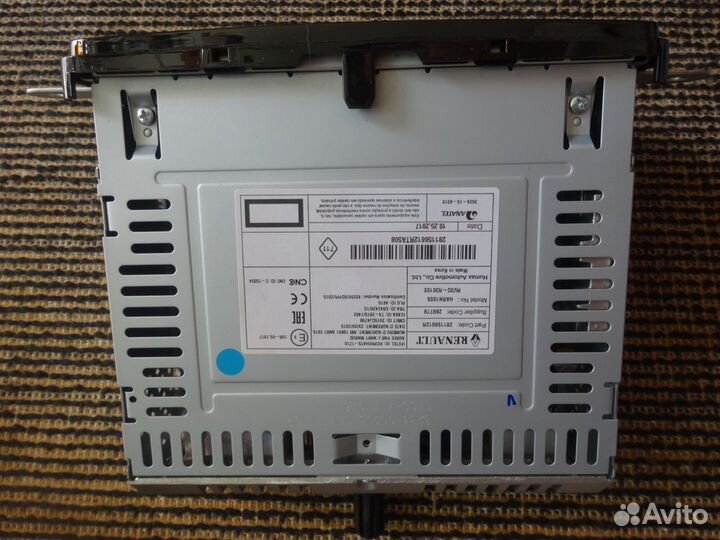 Автомагнитола renault humax harn 1005 RV3D-R3010E