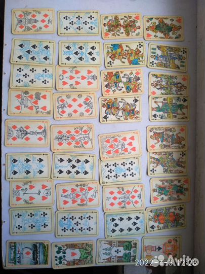 Карты игральные СССР и футляр для карт