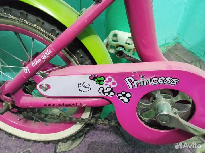 Детский велосипед bike girls для Princess