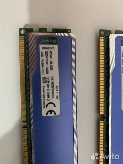 Оперативная память ddr3 hyperx blu 8gb