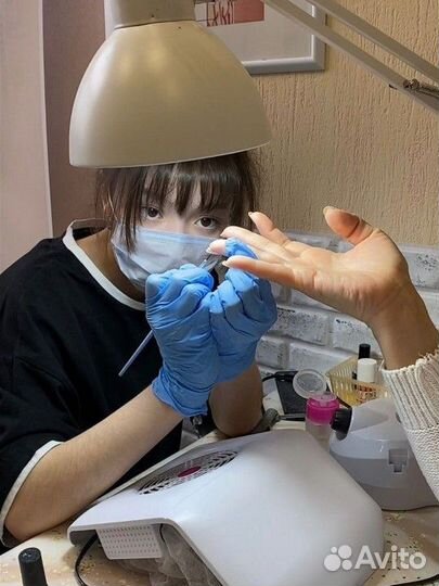 Маникюр педикюр наращивание модель