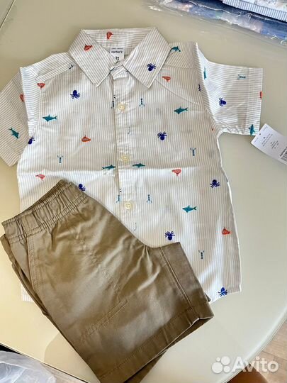 Рубашки новые и б/у все США 12мес-3 года