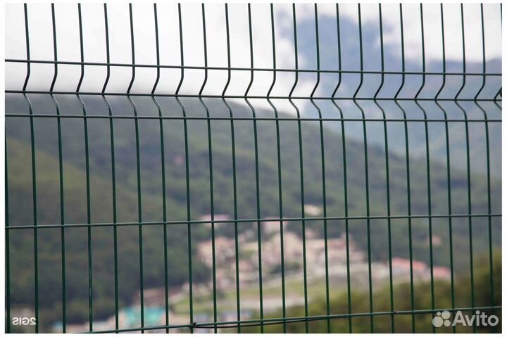 Забор 3D сетки /панельное ограждение 2D/ Сетка 3Д