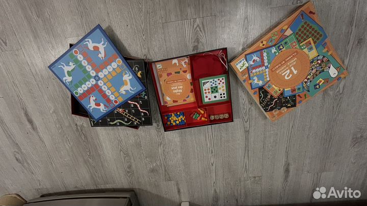 Настольная игра Djeco Классическая 12 в 1