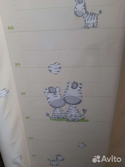 Пеленальная доска с ростомером