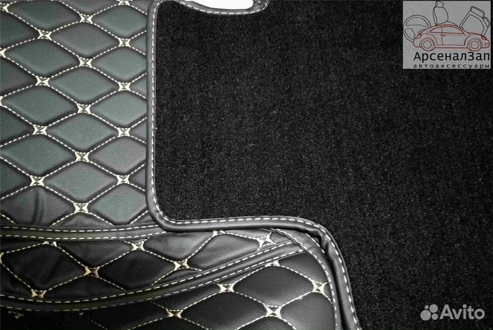 3d коврики Land Rover Range Rover Vogue из экокожи