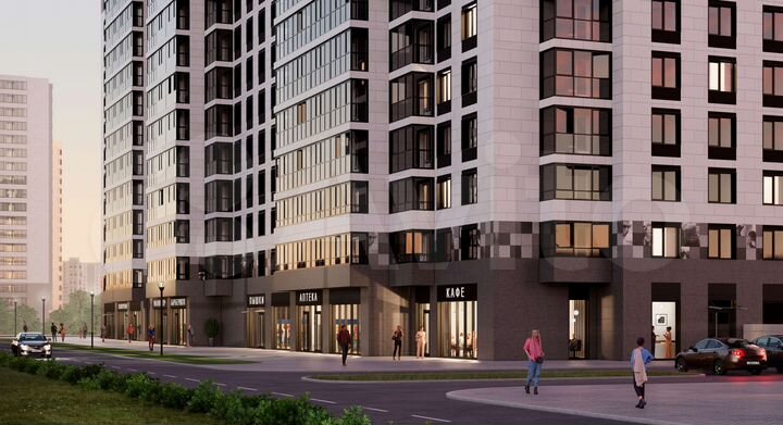 2-к. квартира, 52,4 м², 15/16 эт.