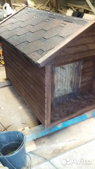Будка для собаки утепленная
