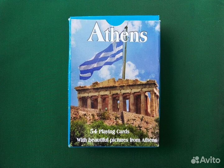 Карты игральные Афины,Греция,колода 54 карты