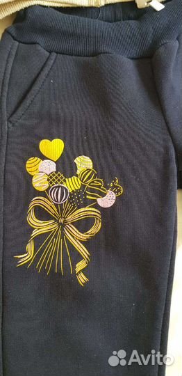 Костюм для девочки флисовый размер 110