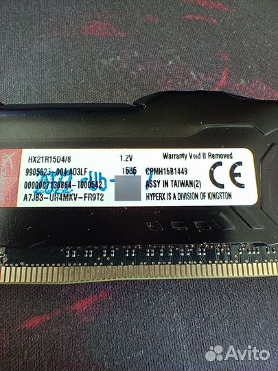 Оперативная память ddr4 8gb 2133