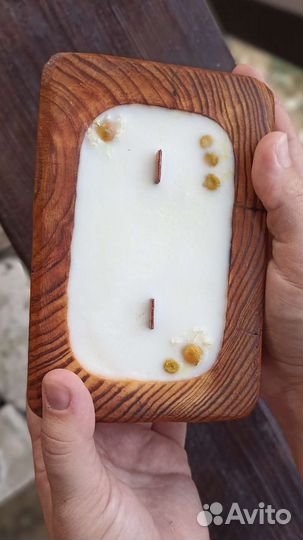 Ароматическая свеча ручной работы