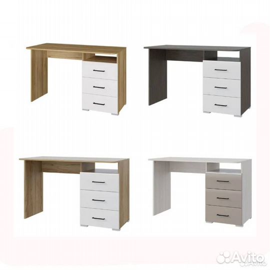 Столы письменные 120 см. 3 ящика