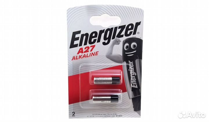 Батарейки Energizer A27, 27А, LR27 (12В) BL-2