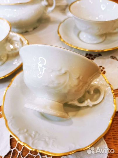 Сервиз чайный фарфор Wawel Старая Польша 1950