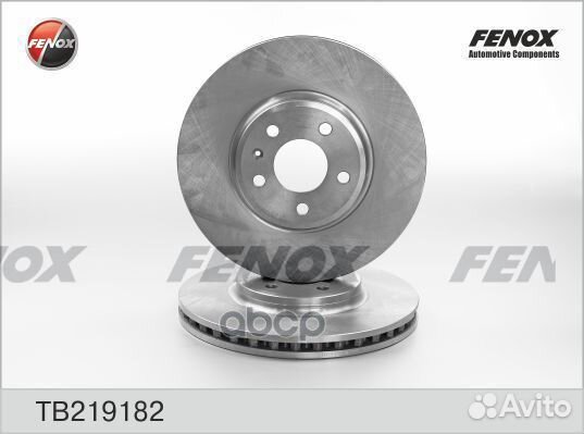 Диск тормозной перед прав/лев TB219182 fenox