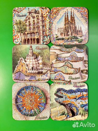 Подставки под стакан Барселона