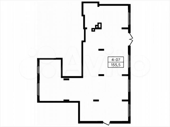 Аренда, торговое помещение площадью 157.6 кв.м