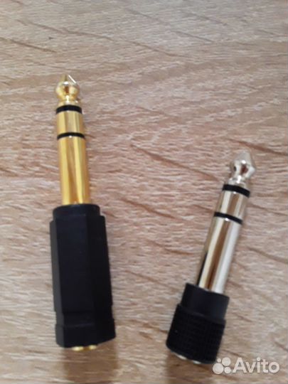 Адаптер переходник jack 3.5 на jack 6.3