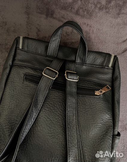 Рюкзак женский кожаный бу