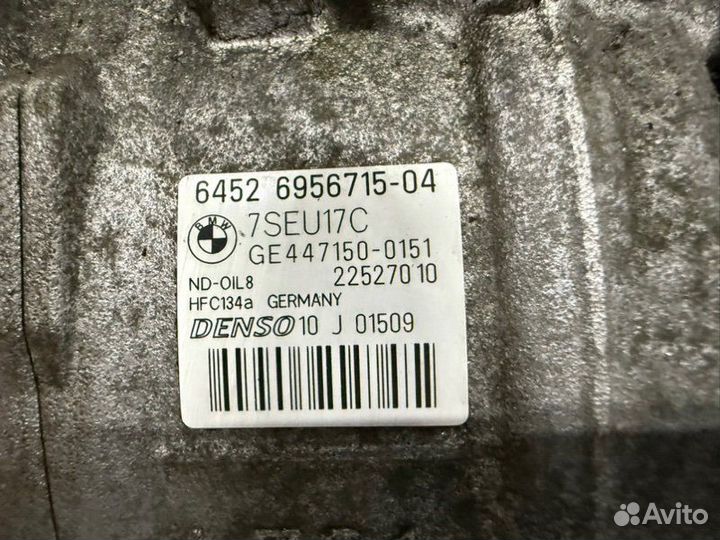 Компрессор кондиционера Bmw 5 E60 N52 B25 AF