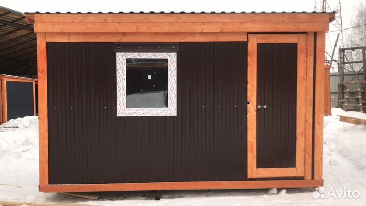 Бытовка дачная 4м с пвх окном новая утепленная