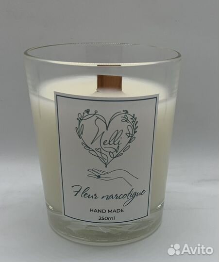 Ароматическая свеча ручной работы