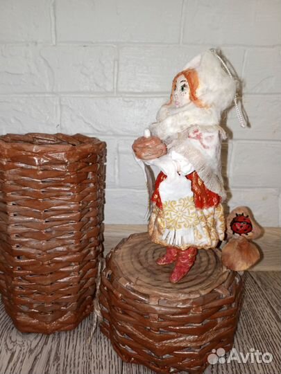 Игрушка из ваты в подарочной упаковке