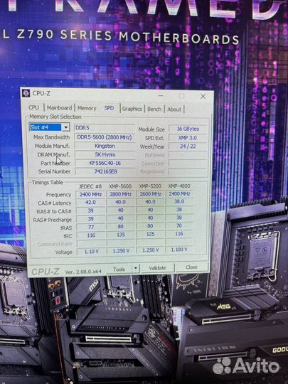 Kingston fury Beast Black DDR 5 32 гб