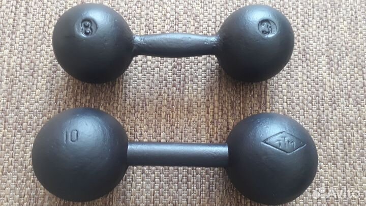 Гантели 8 кг и 10 кг СССР