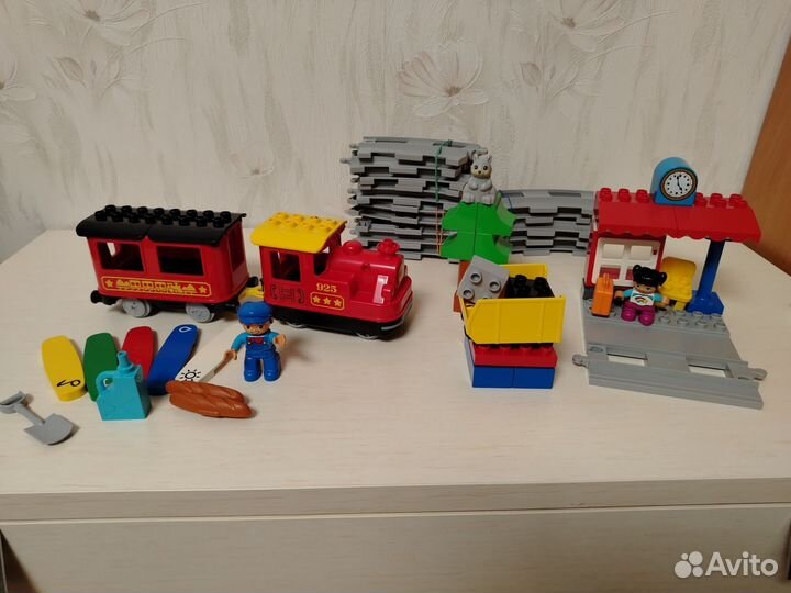 Lego duplo грузовой поезд