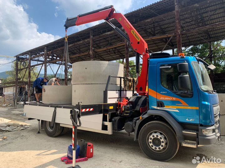 Аренда и услуги манипулятора, стрела 5.5 т, 8 м, борт 8 т, 5.4 м