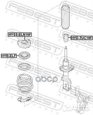 Опора переднего амортизатора hysseln16F Febest
