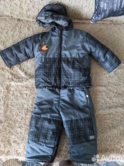 Зимний костюм для мальчика 86