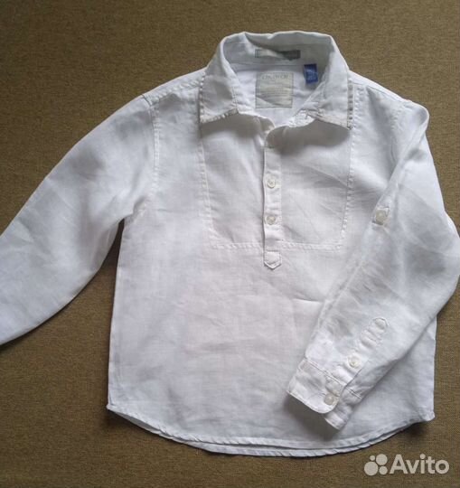 Рубашка Okaidi р.-116,новая р-р. 122