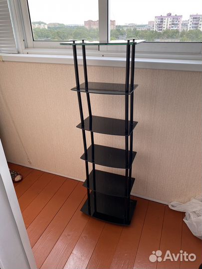 Стеклянная тумба Deja для дисков две штуки