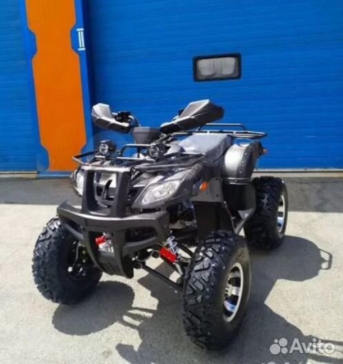 Квадроцикл Grizzly 200cc темно-серый