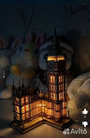 Конструктор ночник Биг Бен новый набор