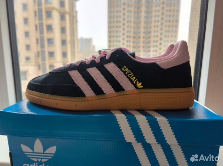 Кроссовки Adidas Spezial Black Clear Pink Gum