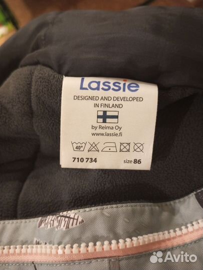 Зимний комбинезон для девочки 86